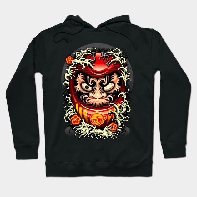 Daruma Hoodie by KawaiiDread